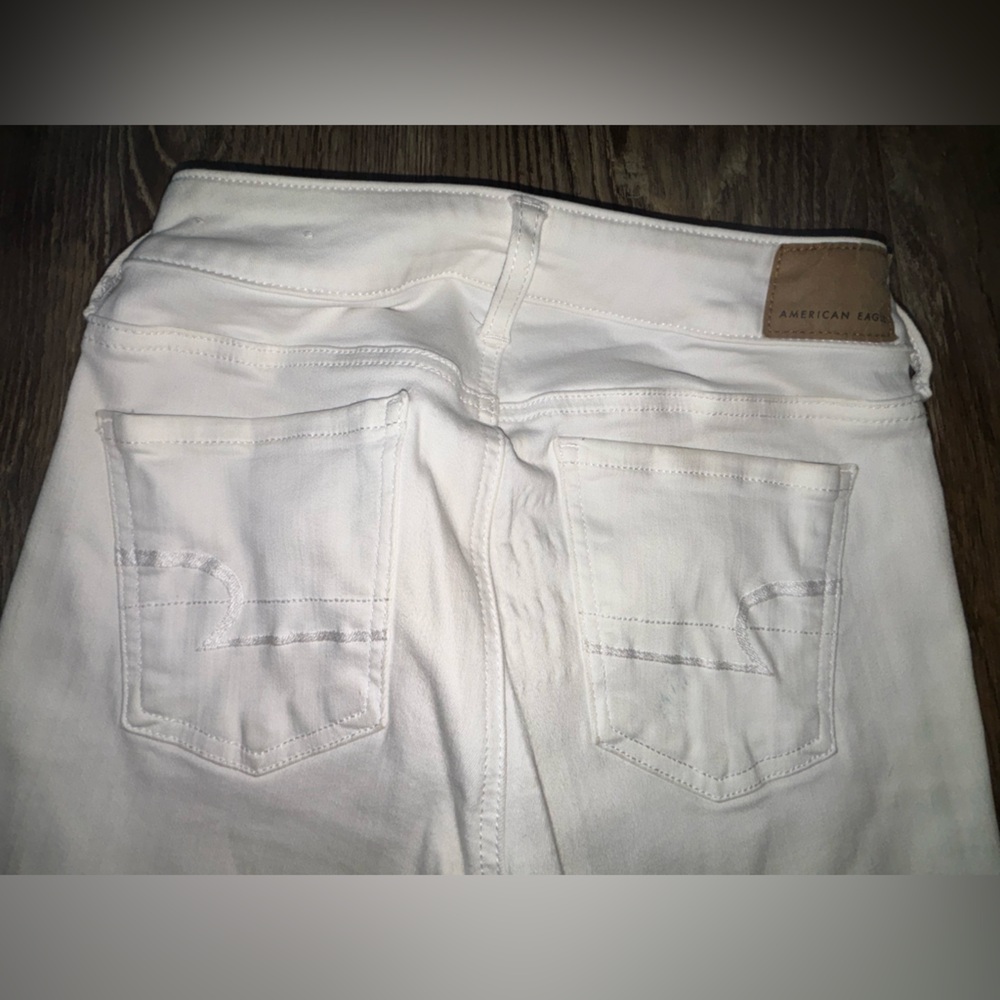 American Eagle Outfitters Skinny Jean Bundle of 3 (denim, white, black)😀 Size 4 - Picture 6 of 15